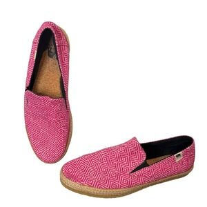 Patara Seeker Slip On‎ Pink Espadrille Loafers